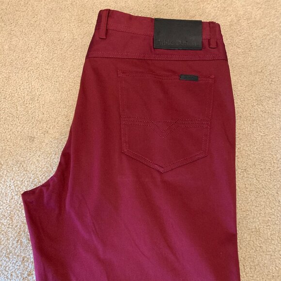 Public Denim Mens Size 42 Jeans--Wine Color - Picture 2 of 4